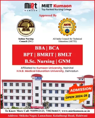 Best BBA And BCA College In Haldwani - MIET Kumaon