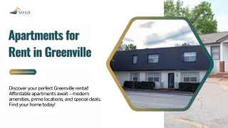 Explore the Affordable Apartments for Rent in Greenville