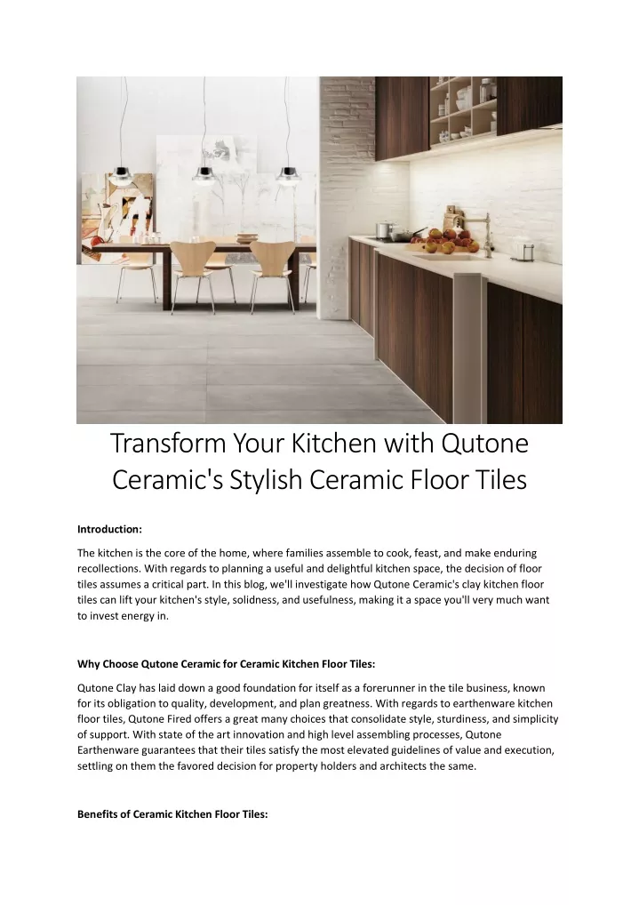 transform your kitchen with qutone ceramic