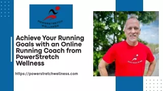 achieve your running goals with an online running