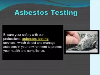 Asbestos Testing