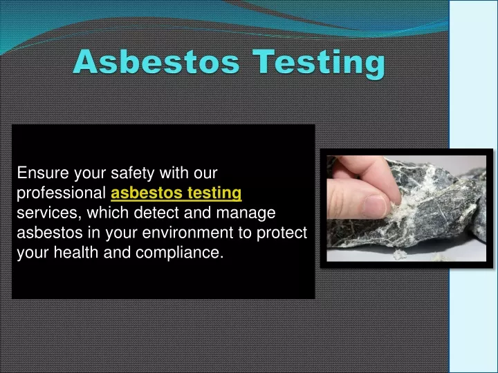 asbestos testing