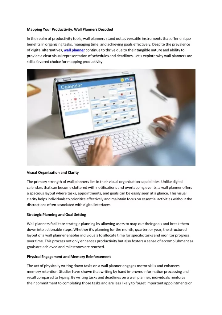 mapping your productivity wall planners decoded