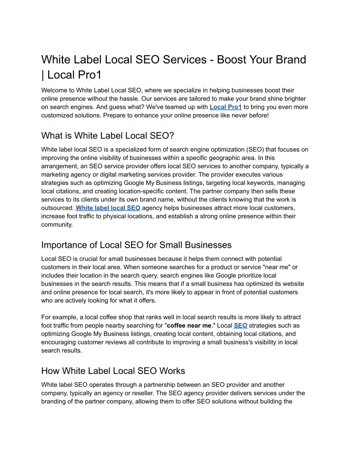 white label local seo services boost your brand