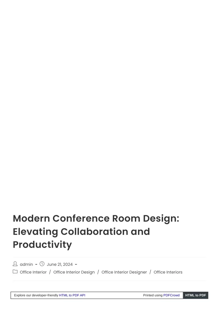 modern conference room design elevating