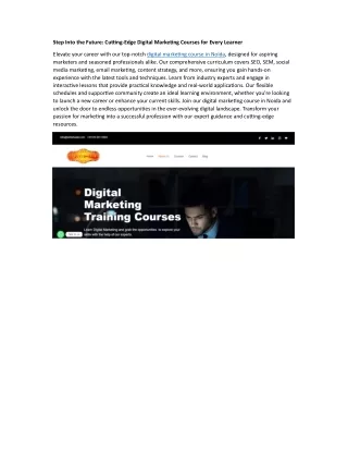 step into the future cu ng edge digital marke