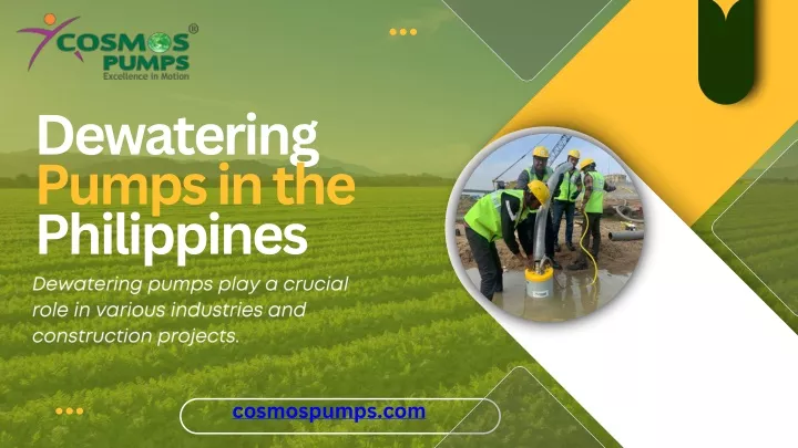 dewatering pumps in the philippines