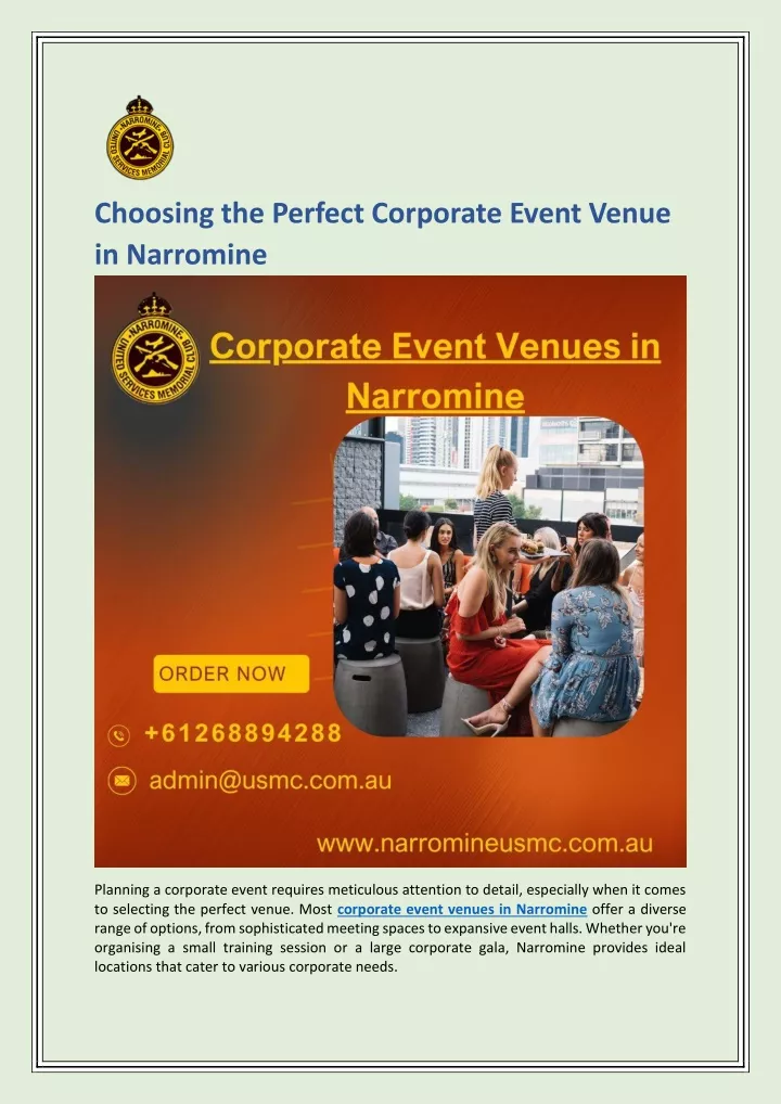 choosing the perfect corporate event venue