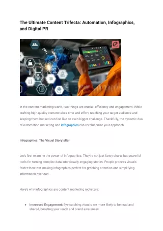 The Ultimate Content Trifecta_ Automation, Infographics, and Digital PR