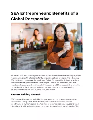 SEA Entrepreneurs_ Benefits of a Global Perspective