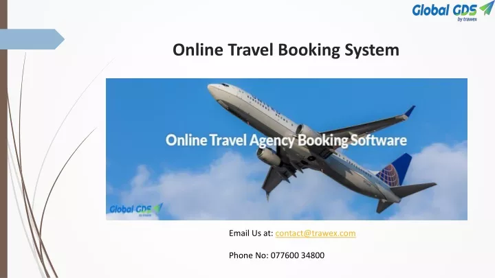 online travel booking system