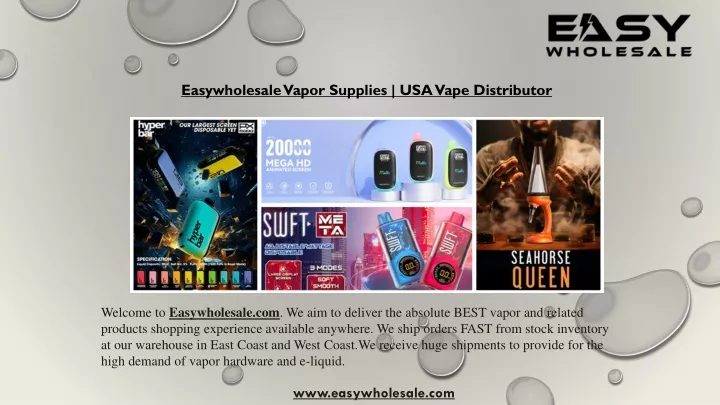 easywholesale vapor supplies usa vape distributor