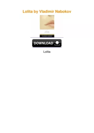 Lolita by Vladimir Nabokov