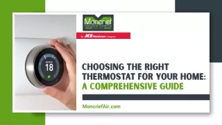 Choosing the Right Thermostat for Your Home