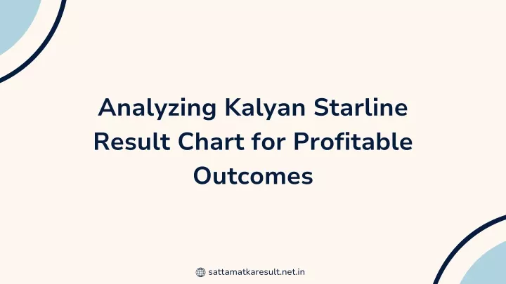 analyzing kalyan starline result chart