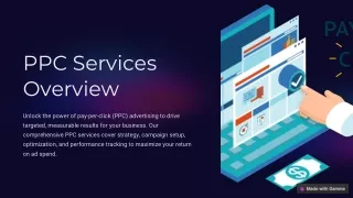 ppc services overview