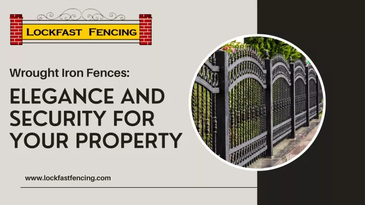 wrought iron fences