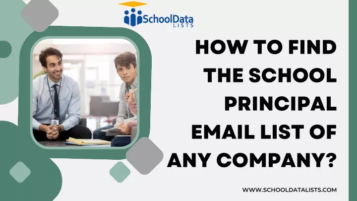 how to find the school principal email list