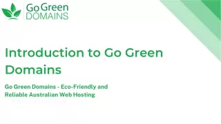 Eco-Friendly and Reliable Australian Web Hosting
