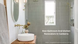 Best Bathroom And kitchen Renovators In Canberra