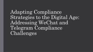 adapting compliance strategies to the digital