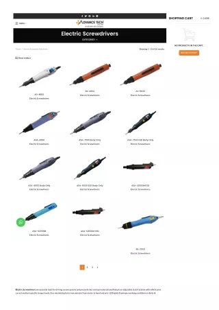 Buy Electric Screwdrivers Online At Best Price