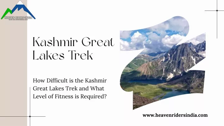 kashmir great lakes trek