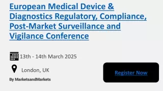 EuroMedDevCon - European Medical Device & Diagnostics Regulatory Summit