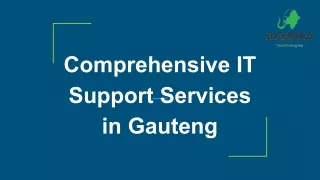 Comprehensive IT Support Services in Gauteng