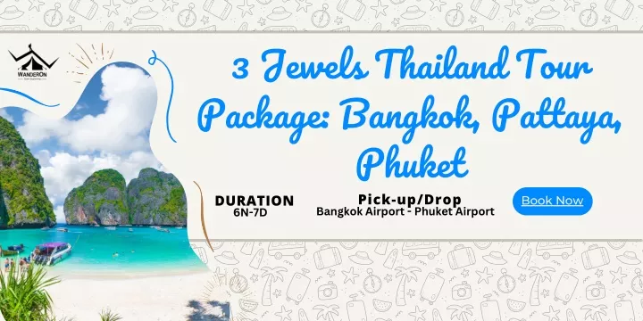 3 jewels thailand tour package bangkok pattaya