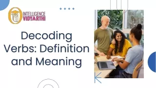 Understanding:verbs definition and meaning