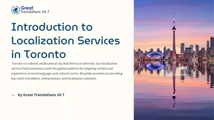 introduction to localization services in toronto