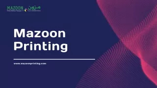 mazoon printing