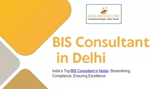 BIS Consultant in Delhi