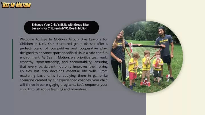 enhance your child s skills with group bike