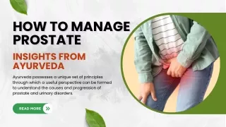 How to Manage Prostate Insights from Ayurveda
