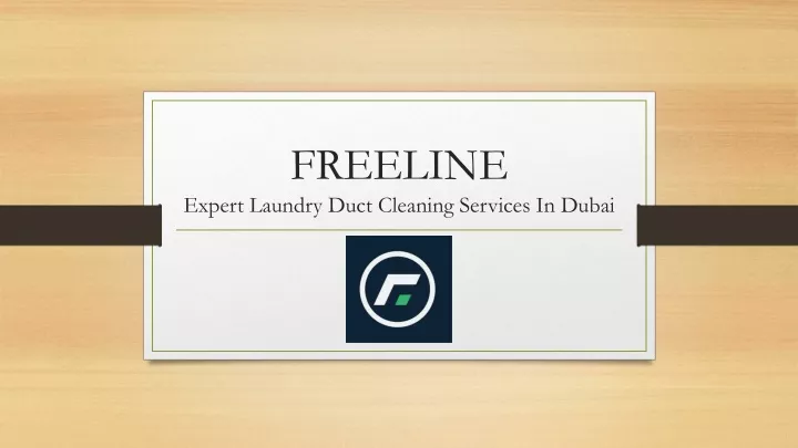 freeline expert laundry duct cleaning services in dubai