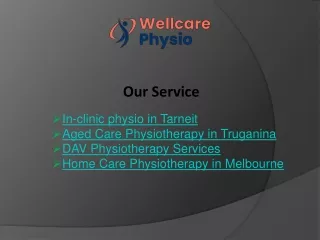 Aged Care Physiotherapy in Truganinaeit