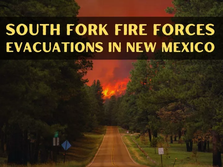 south fork fire forces evacuations in new mexico