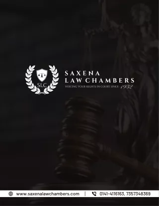 Saxena Law Chambers Jaipur : RERA Advocate Jaipur | Real estate Lawyers Jaipur
