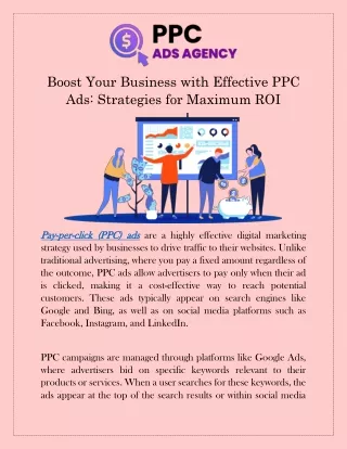 Boost Your Business with Effective PPC Ads Strategies for Maximum ROI