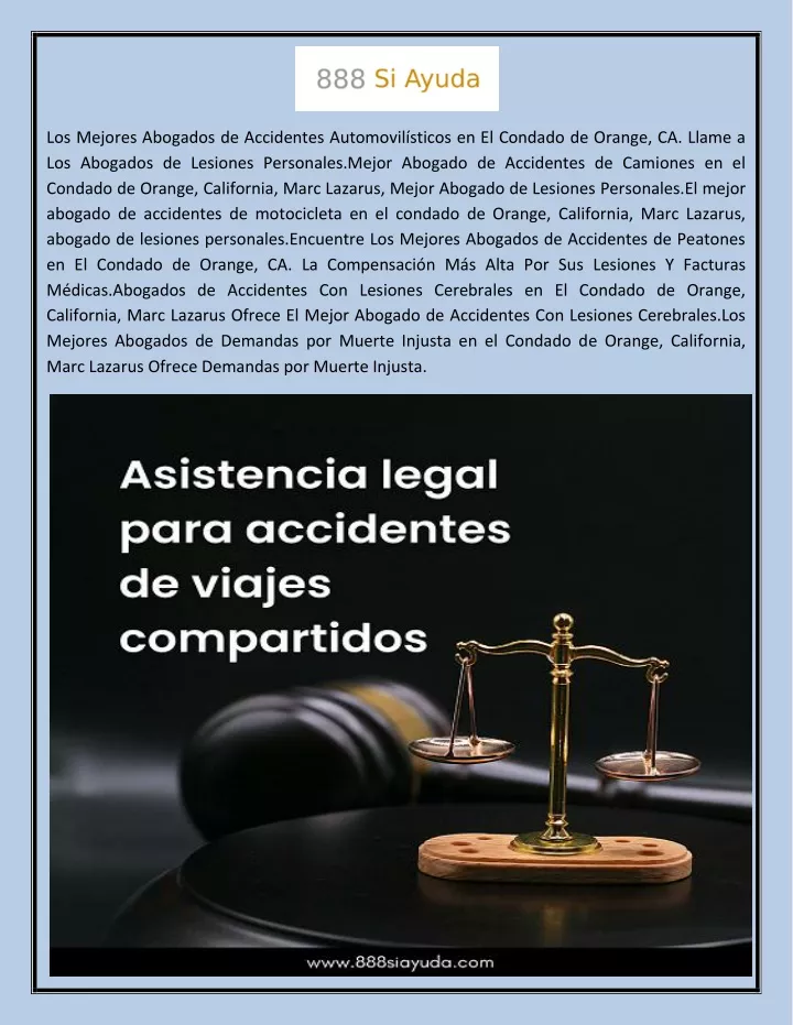 los mejores abogados de accidentes automovil