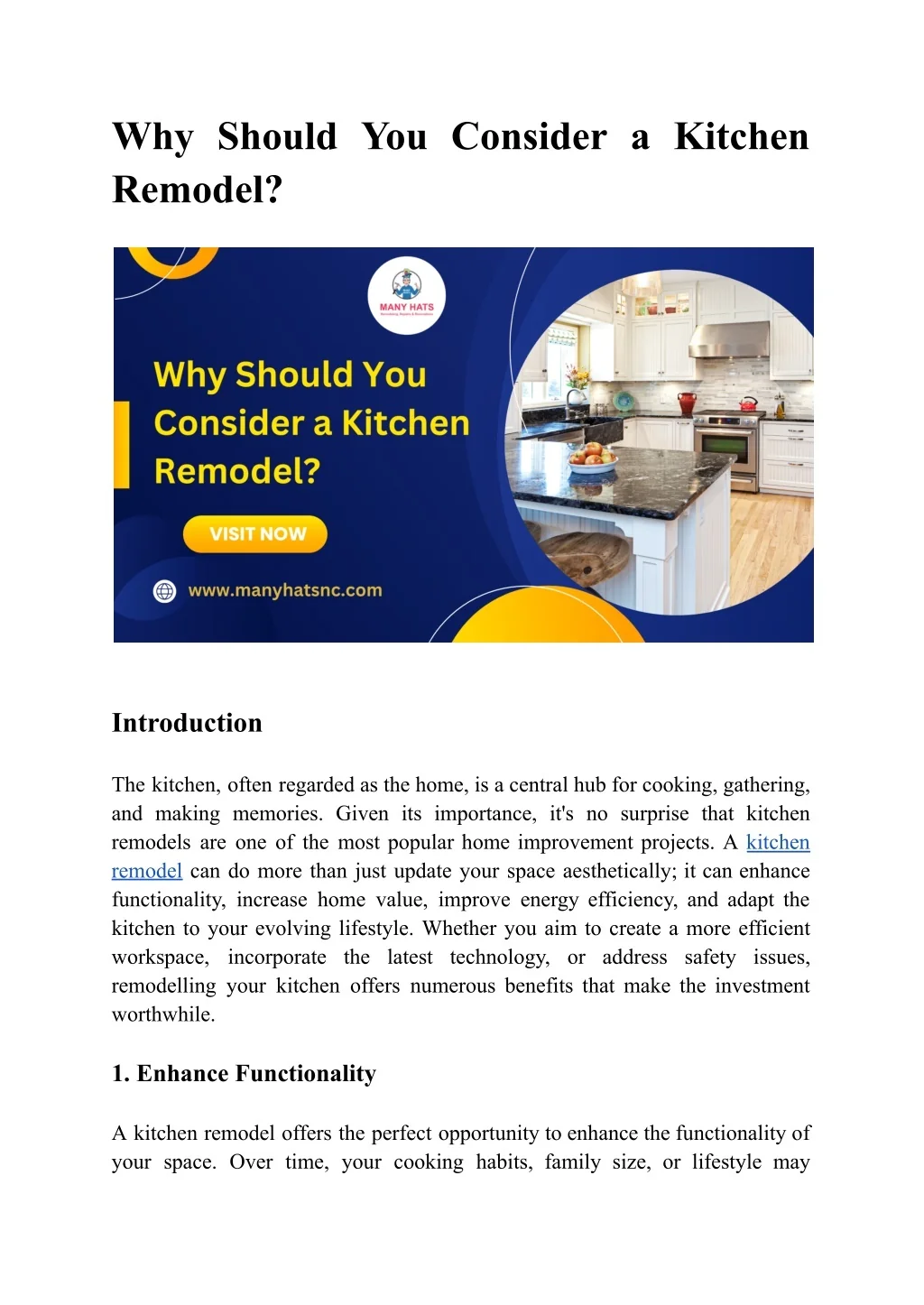 PPT - Why Should You Consider a Kitchen Remodel PowerPoint Presentation ...