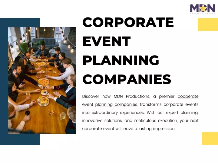 corporate event planning companies