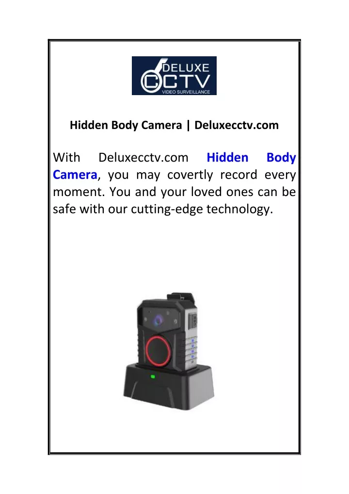 hidden body camera deluxecctv com