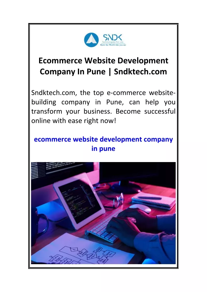 ecommerce website development company in pune