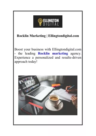 rocklin marketing ellingtondigital com