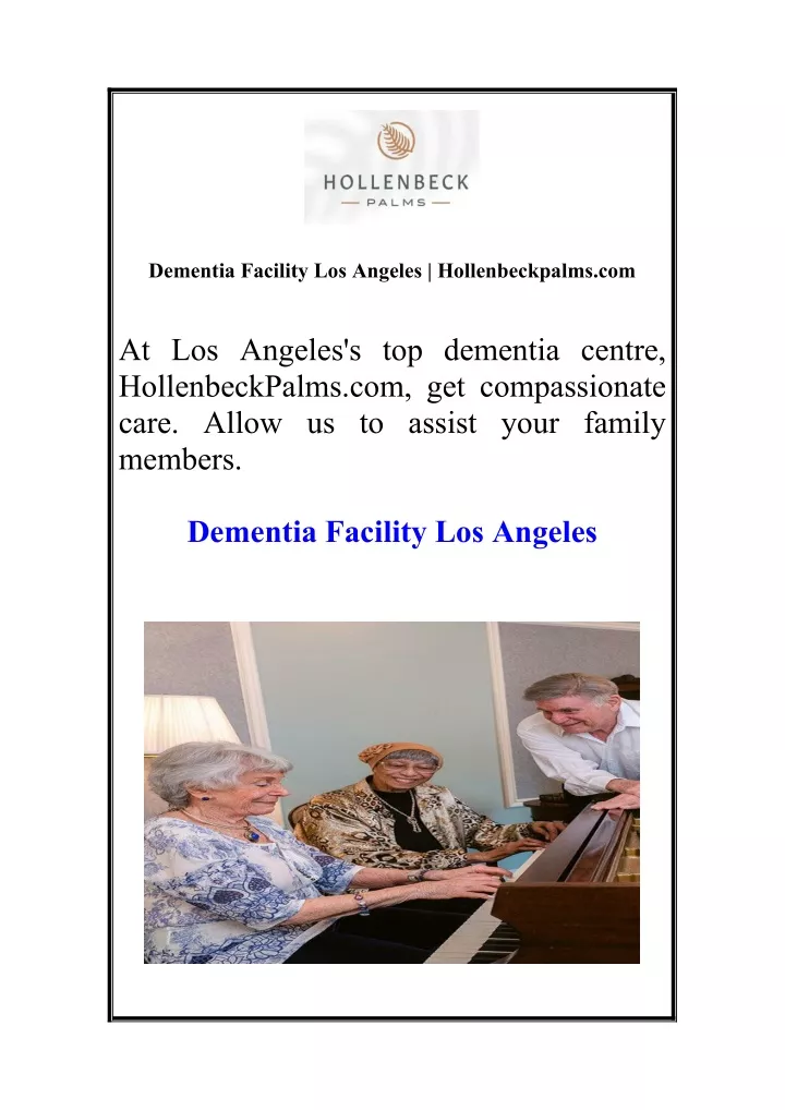 dementia facility los angeles hollenbeckpalms com