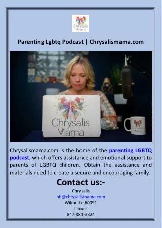 Parenting Lgbtq Podcast  Chrysalismama.com