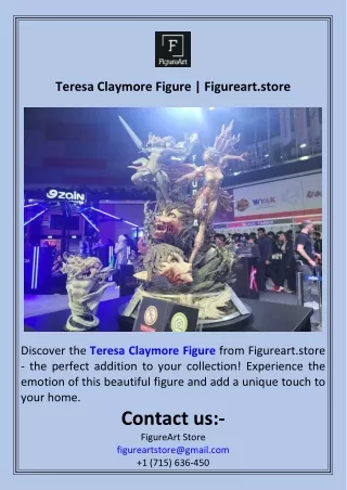 Teresa Claymore Figure  Figureart.store